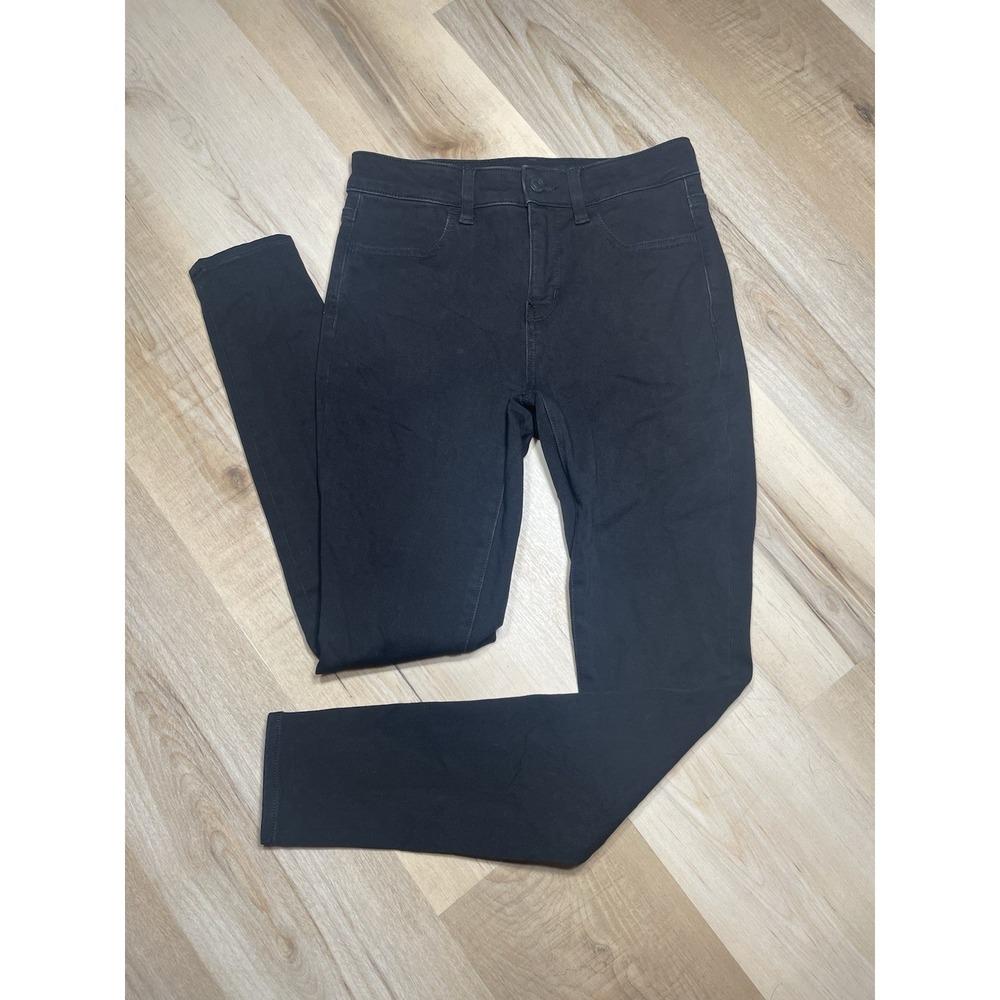 American Eagle Dream Stretch Jeggings Size 4 Black Skinny Jeans High Rise